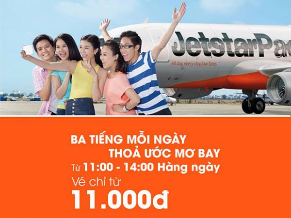 Hình ảnh vé máy bay Tết Bính Thân 2016 giá rẻ 11K