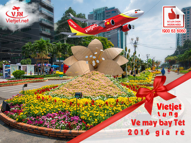 Hình ảnh Vietjet tung vé máy bay Tết 2016 giá rẻ hấp dẫn