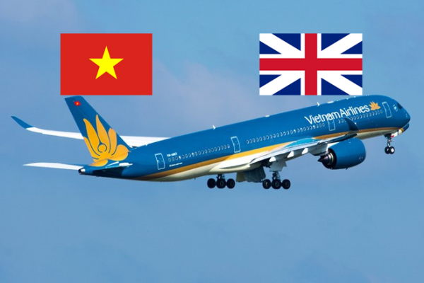 Thời gian bay từ Việt Nam sang Anh