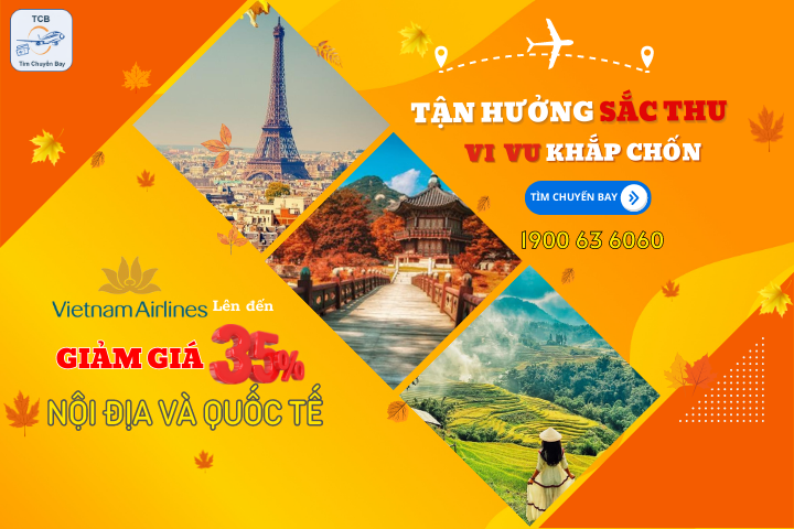 Vietnam Airlines khuyến mãi chào thu