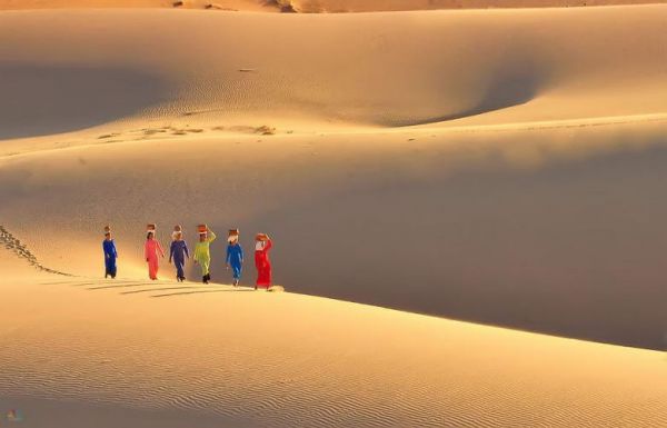 Vẻ đẹp hoang sơ quyến rũ của đồi cát Nam Cương