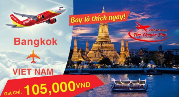 Khuyến mãi vé máy bay đi Thái Lan