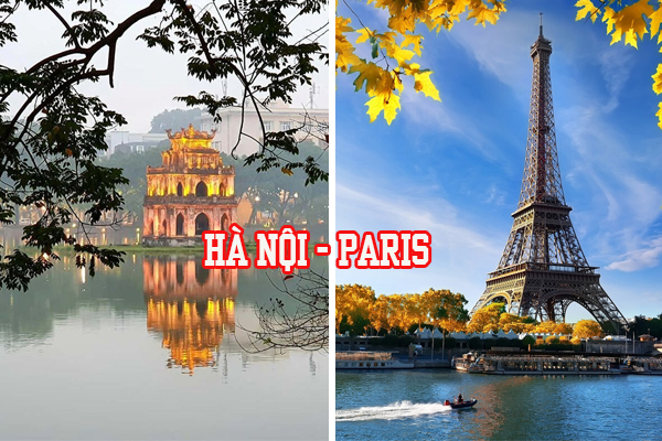 Thời gian bay từ Hà Nội đến Paris