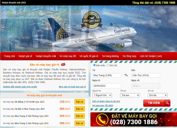 Săn vé máy bay Nha Trang đi Cần Thơ giá rẻ tại Tìm Chuyến Bay