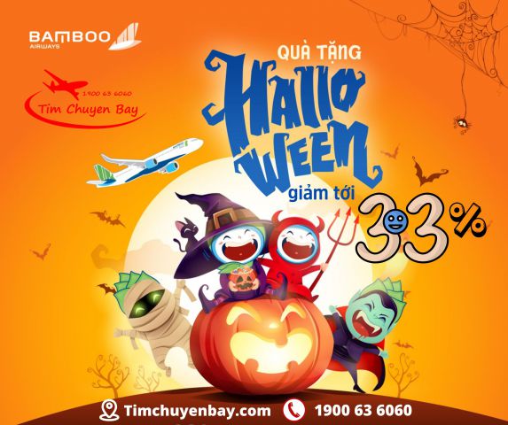 Bay nhóm cùng Bamboo Airways với “quà tặng Halloween” cực hot