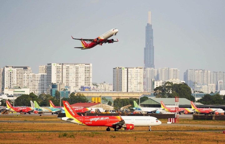  Vietjet Air đang khai thác đường bay từ Sài Gòn đi Hải Phòng 