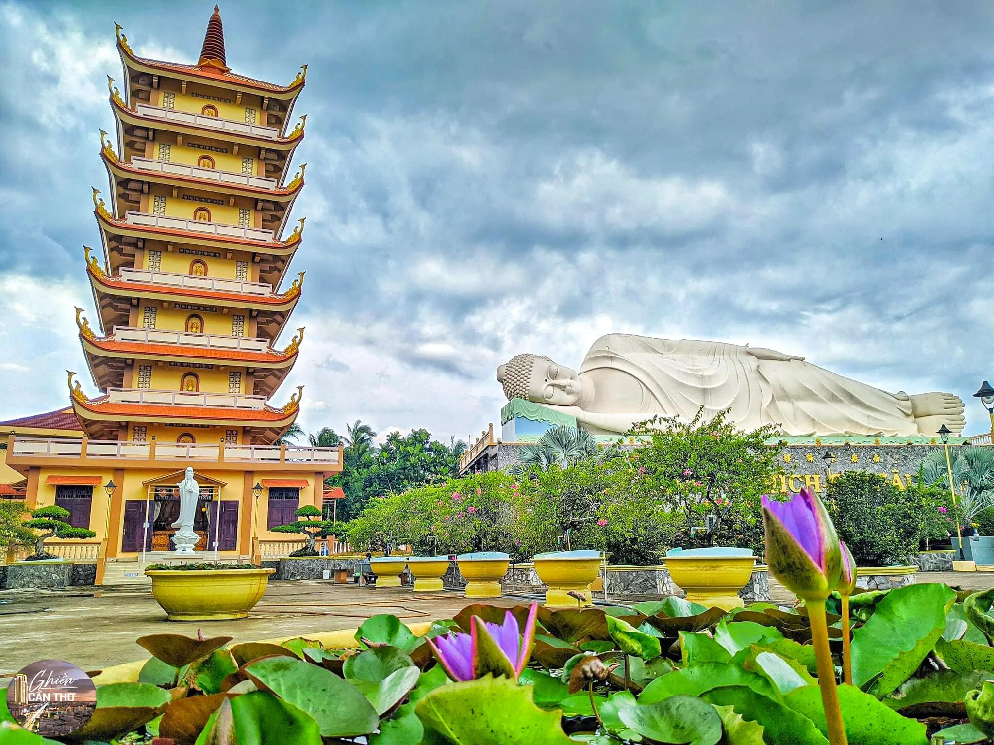 Chùa Vĩnh Tràng - Ngôi chùa cổ lớn nhất tại Tiền Giang (Ảnh Sưu tầm)