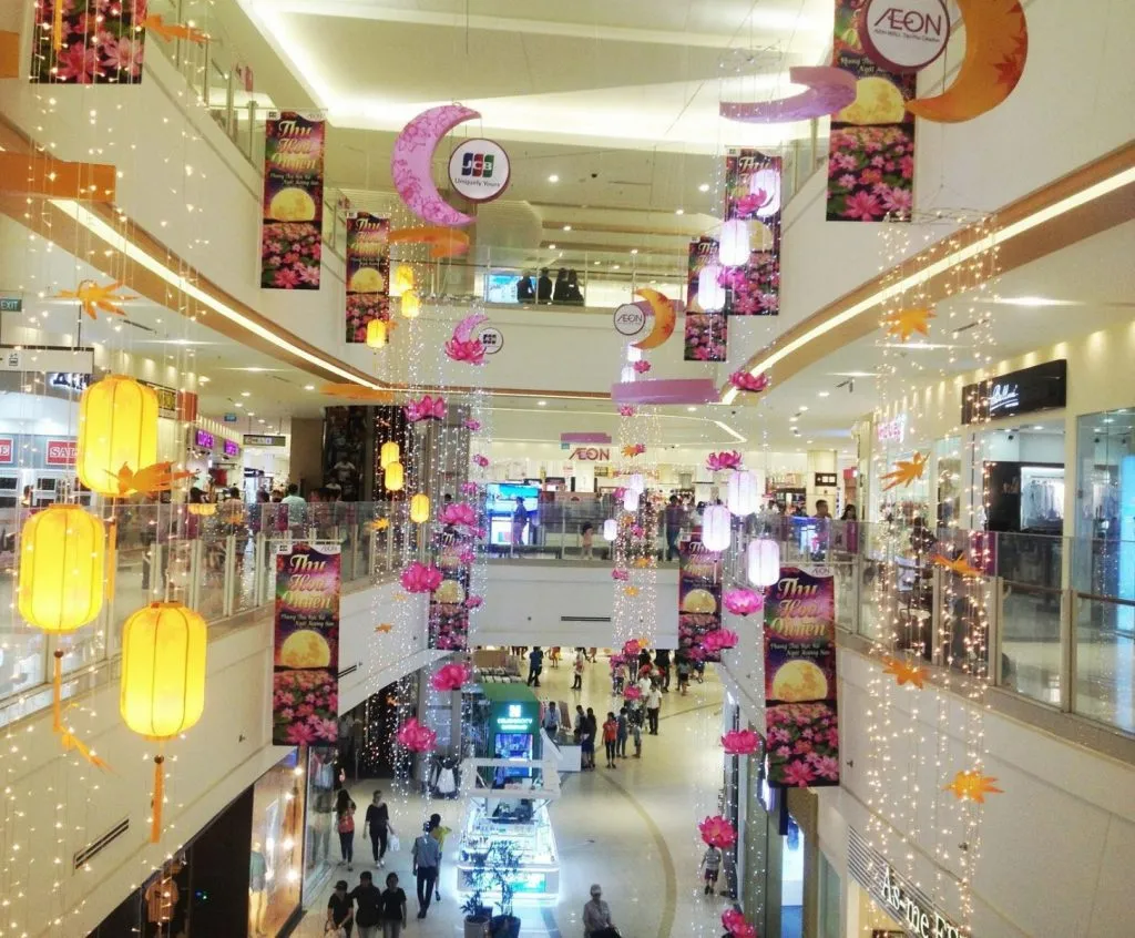 Aeon Mall được thiết kế đẹp mắt - trở thành địa điểm sống ảo lý tưởng cho các bạn trẻ