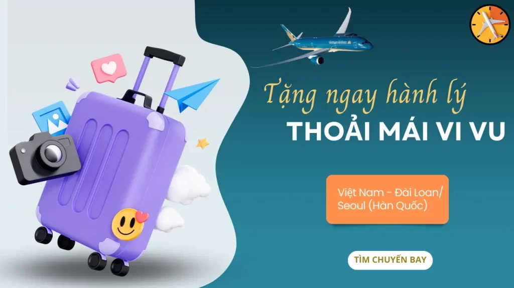 Vietnam Airlines ưu đãi nhân đôi hành lý