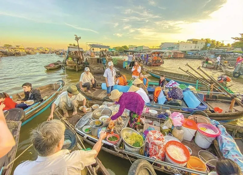 Chợ nổi Cái Răng - Nét đẹp độc đáo của miền Tây sông nước