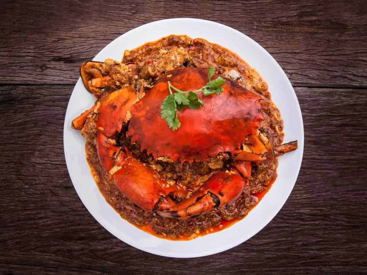 Cua sốt cay Chili crab - món đặc sản nổi tiếng của Singapore